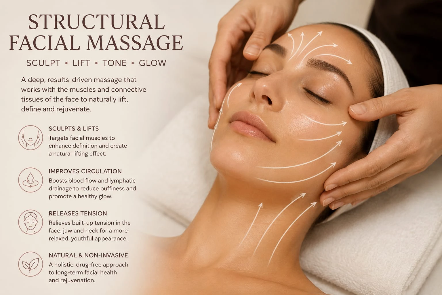 Structural Facial Massage — sculpt, lift, tone, glow